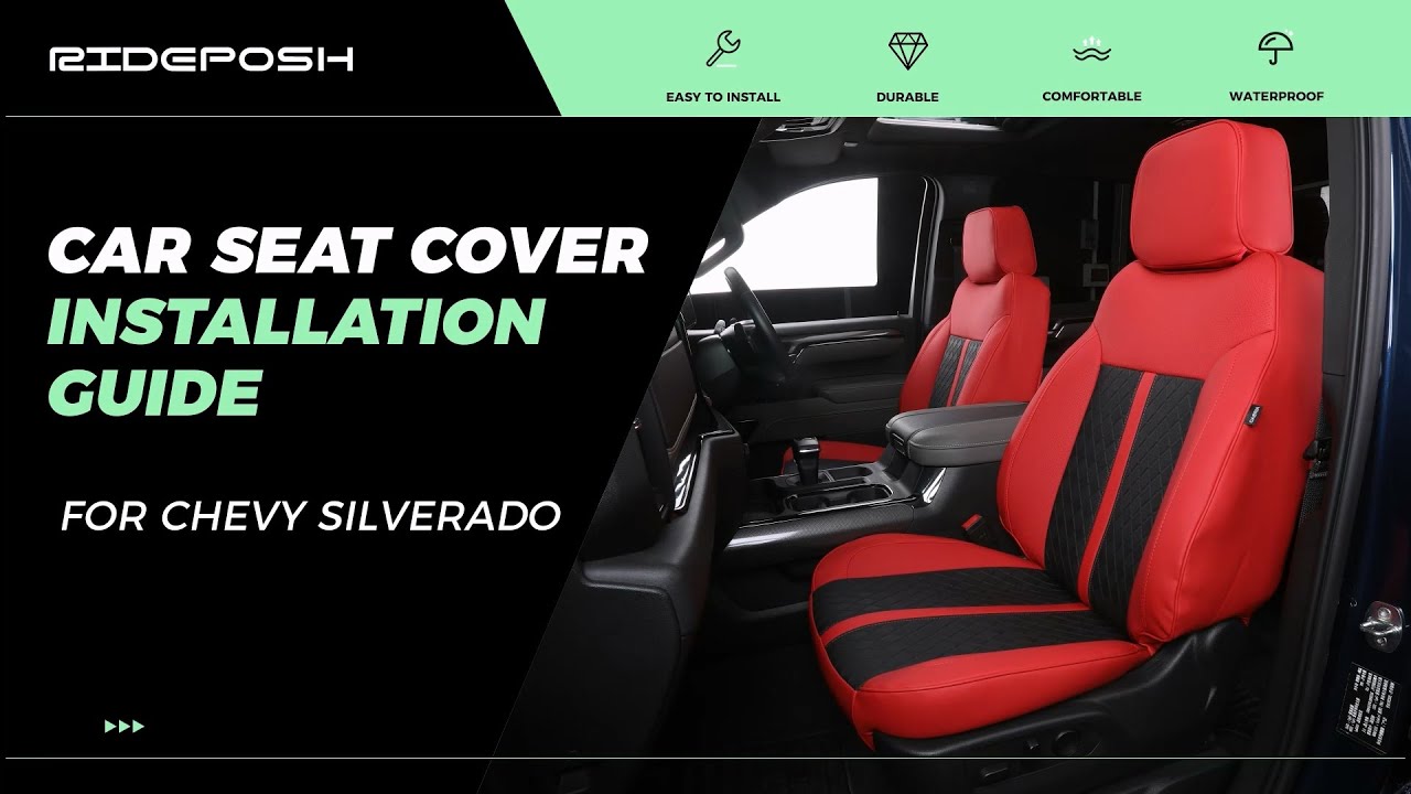 RIDEPOSH—2014-2025 Silverado Seat Covers C017 Installation Guide