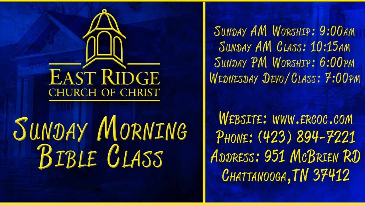 1/18/2026 Sunday Bible Study: Romans - Eric Garner