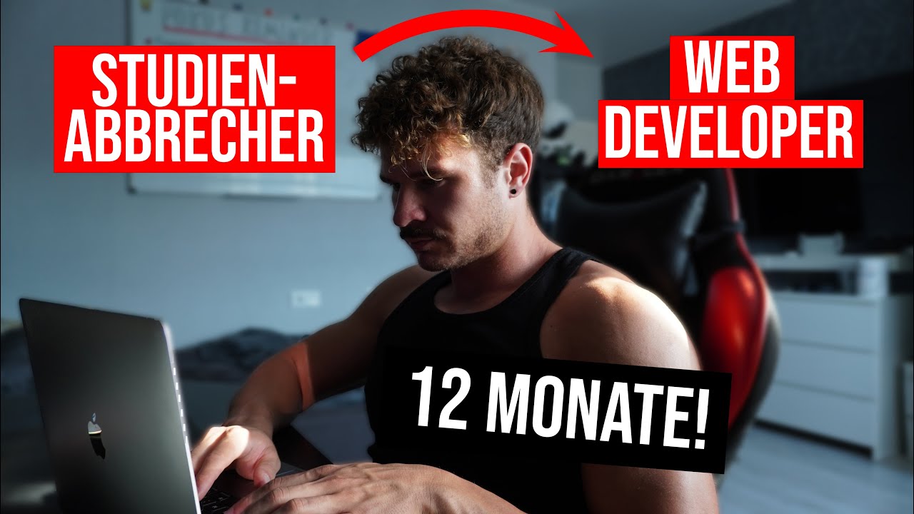 Wie ich in 12 Monaten Webentwicklung lernte & einen Job fand! (Kein Studium, keine Ausbildung)