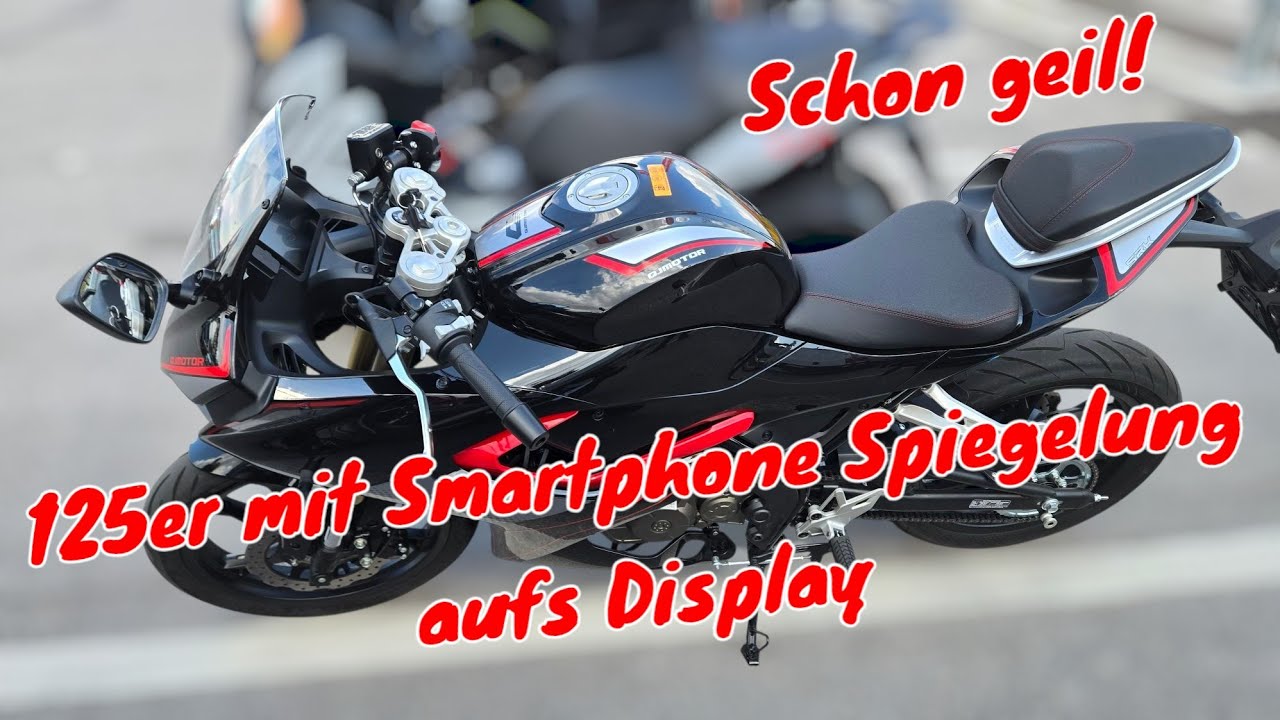 QJMOTOR SRK 125 R - 125er für 3999€ mit smarten Display mit YT-Funktion | Ist es ein China-Kracher?