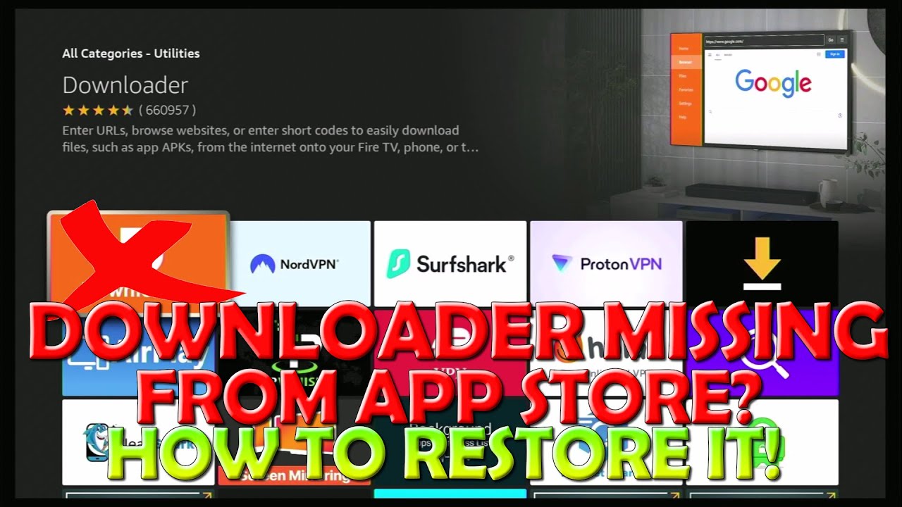 🟢 Help! Downloader Missing From Firestick App Store - How To Restore It? 🟢