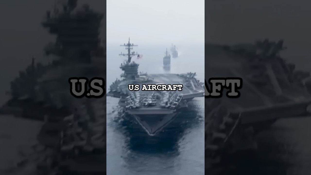 Submarine Hits a US Navy Aircraft Carrier