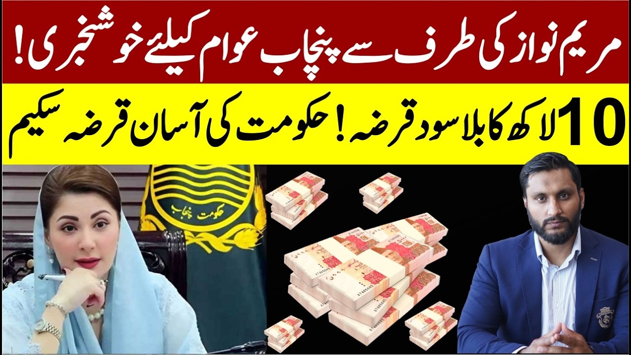 Maryam Nawaz Big Announcement! Rs. 10 Lakh Interest-Free Loan | Asaan Karobar Card 2026 Apply Online