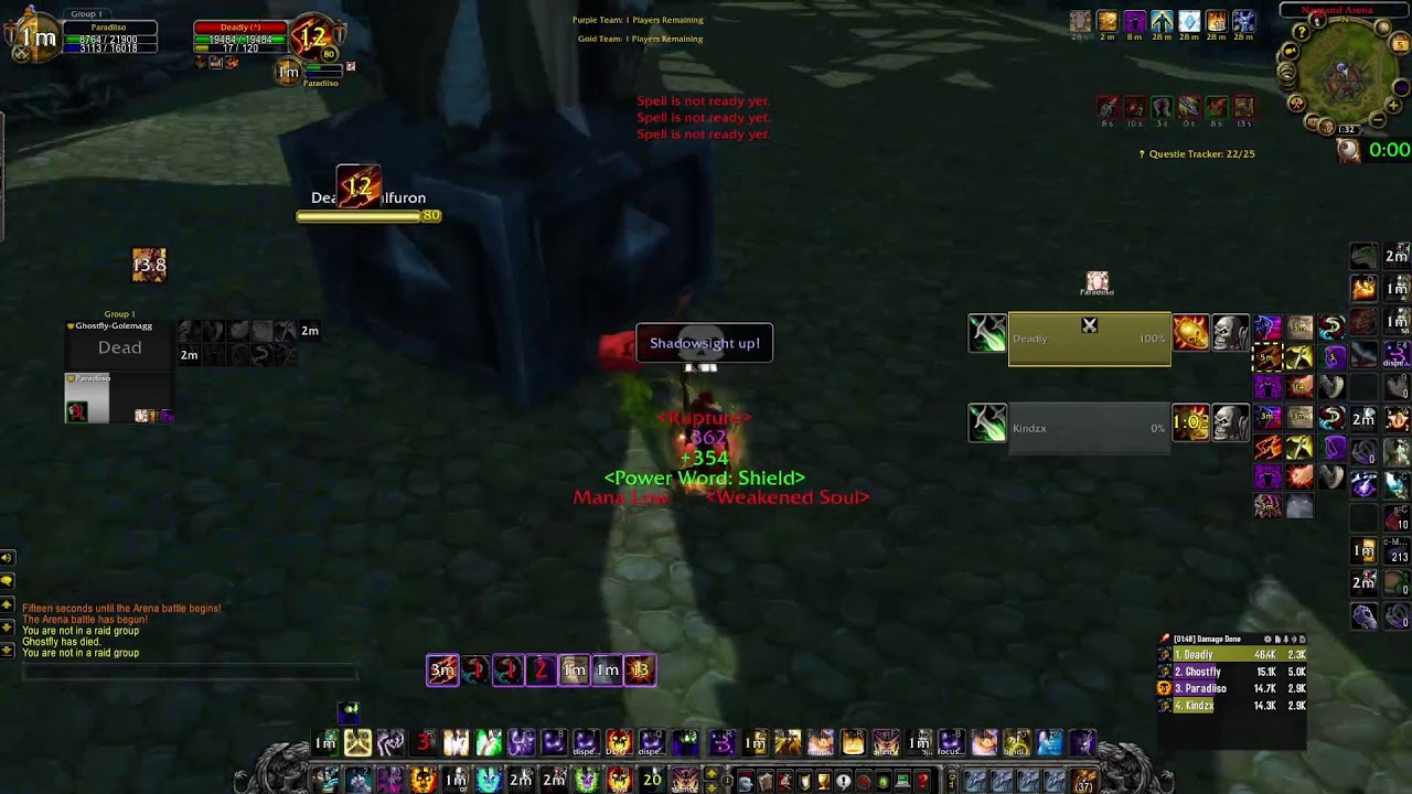 wotlk classic 2900 shadow priest rogue gameplay