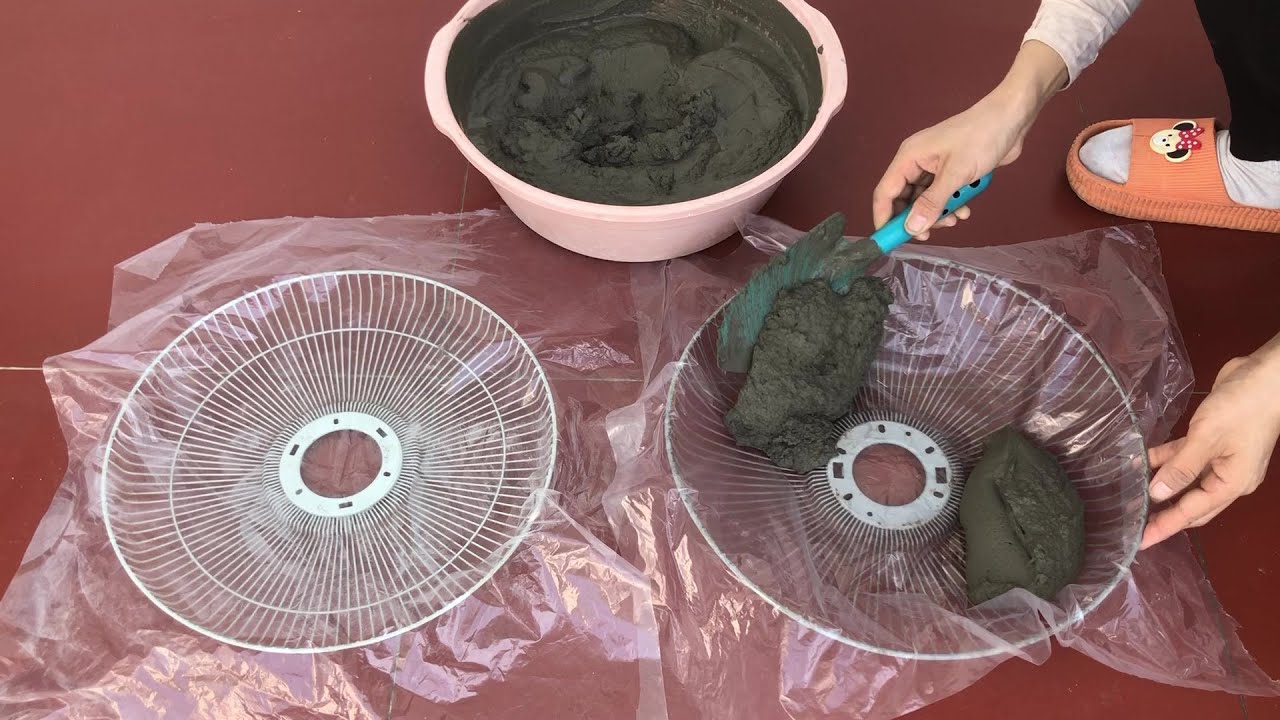 Skills To Create Swan Pots From Electric Fan Cages