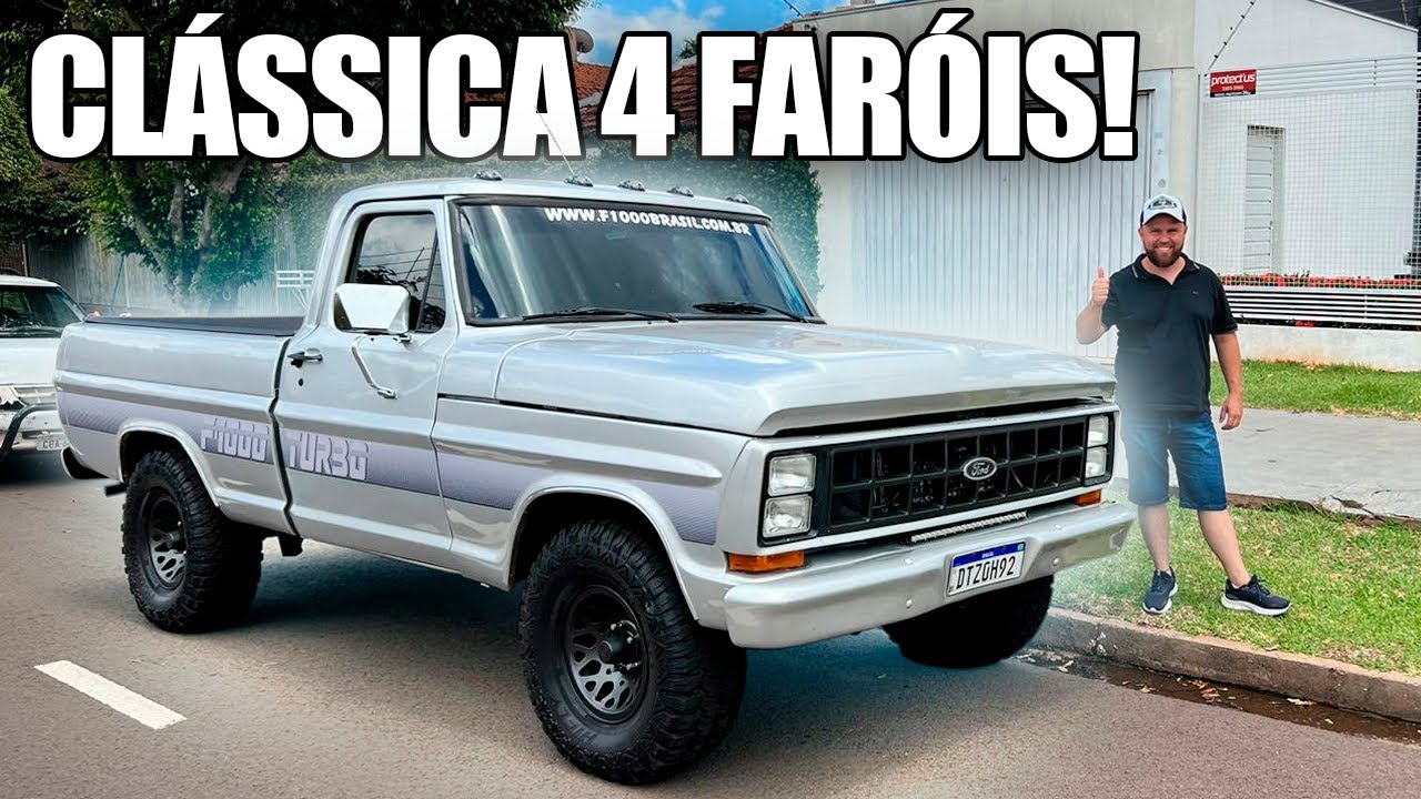 Ford F1000 MWM 229 TURBINADA, projeto fino!!