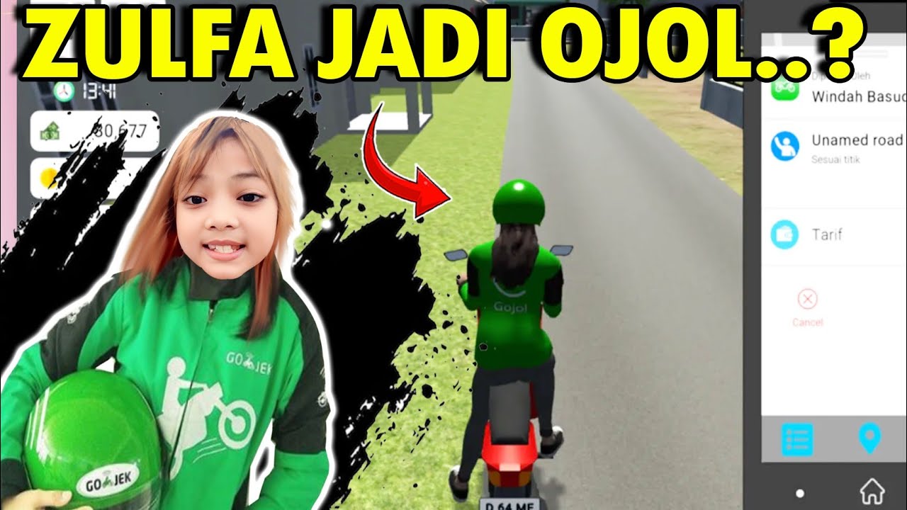 ZULFA JADI OJEG ONLINE??? #zulfagaming