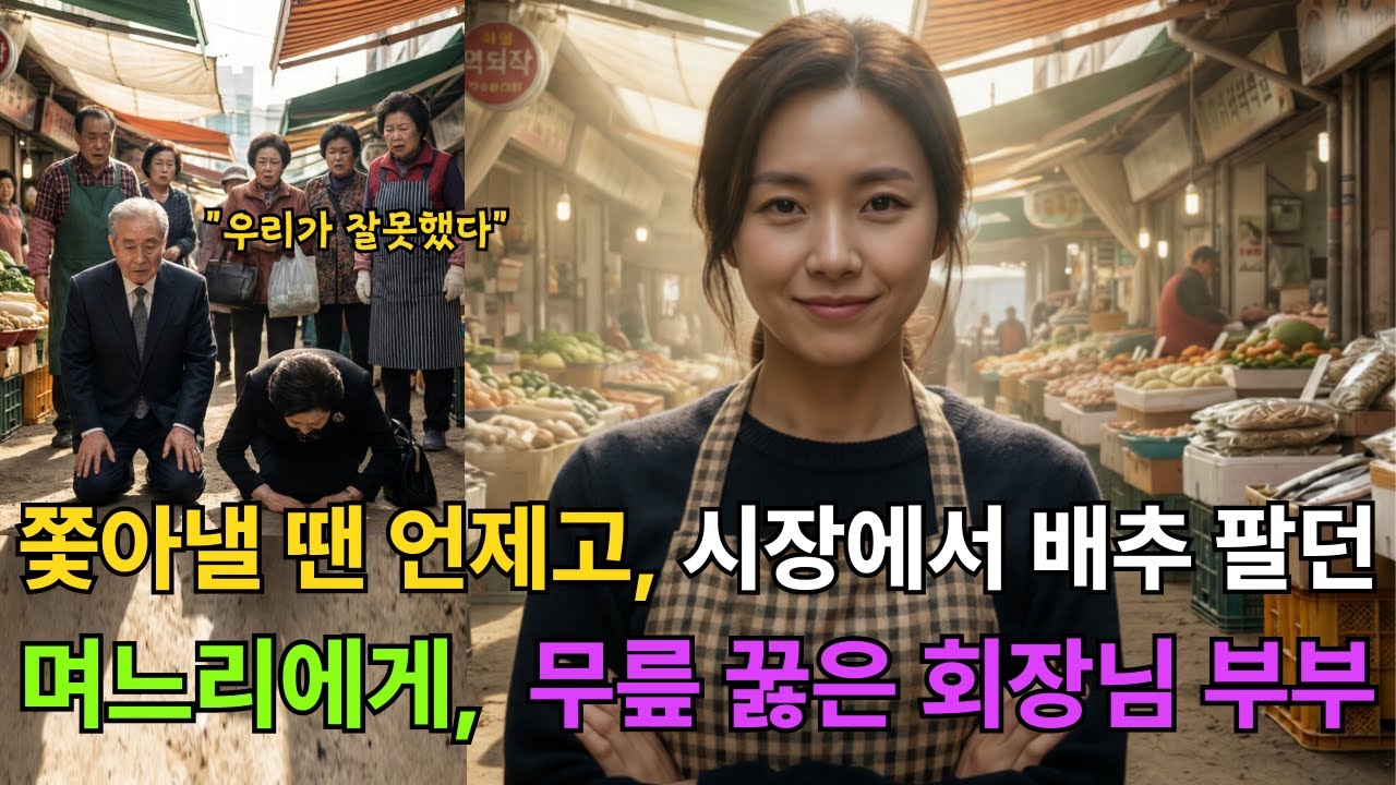 시장에서 배추 팔던 며느리 발견한 대기업 회장 부부가 무릎 꿇고 빈 사연은...  | 인생사연 | 노후사연 | 감동사연 | 오디오북 | [적나라TV]