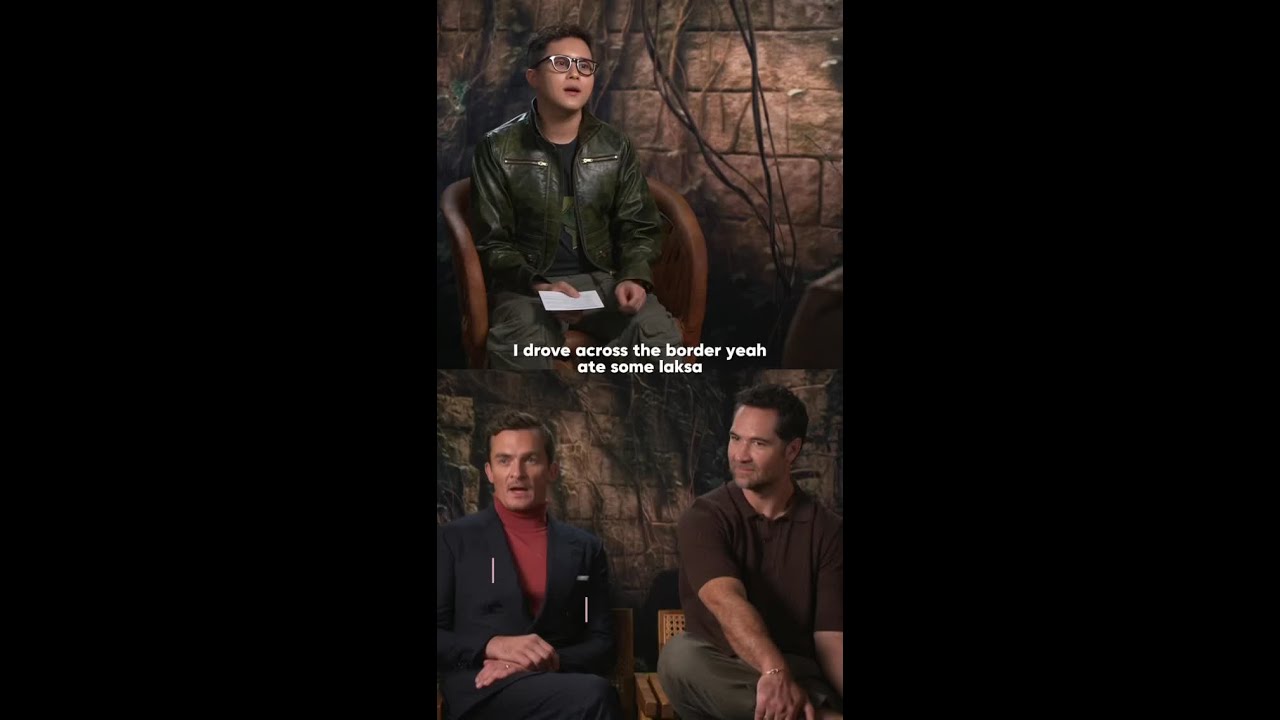 Jurassic World: Rebirth | Ceddy Ang Chats with the Casts Rupert Friend & Manuel Garcia-Rulfo