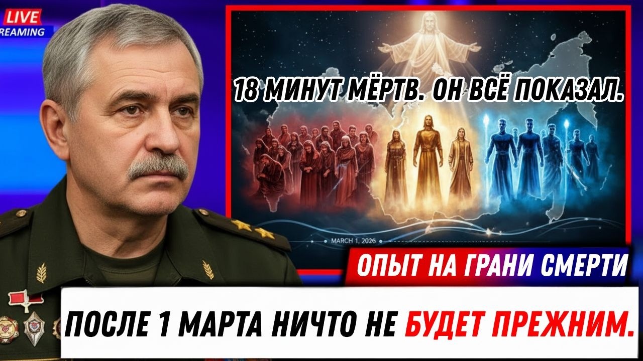 Я умирал 18 минут. Иисус показал мне, что начнётся после 1 марта в России