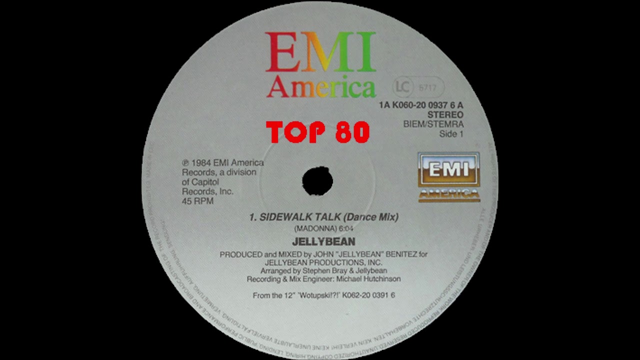 Jellybean Ft. Madonna - Sidewalk Talk (Extended Version)