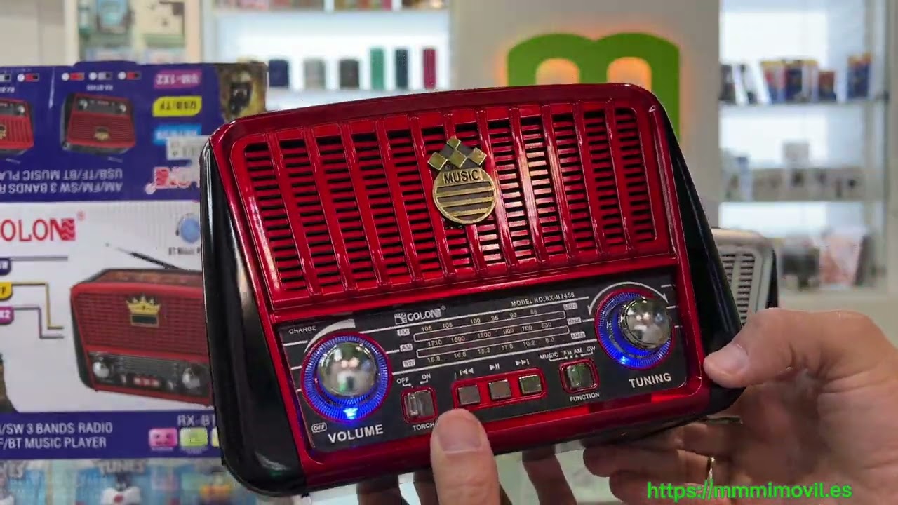 ✅【Radio retro】Golon RX-BT455
