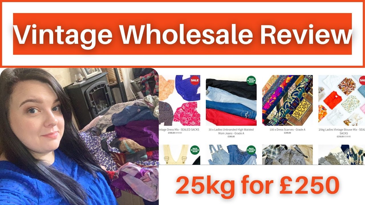Bulk Vintage Wholesale Unboxing & Review | 25kg of Vintage Clothing To Resell on Ebay