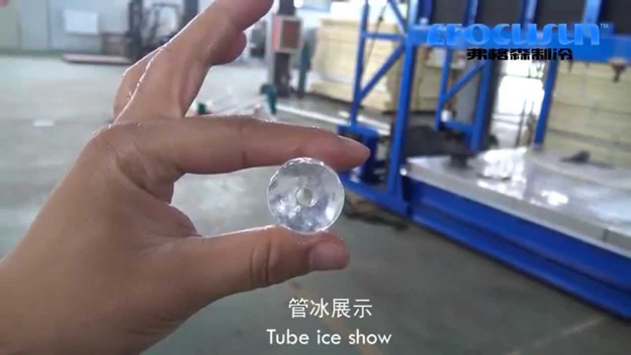 Focusun 10 T per day  tube  Ice machine ice making process