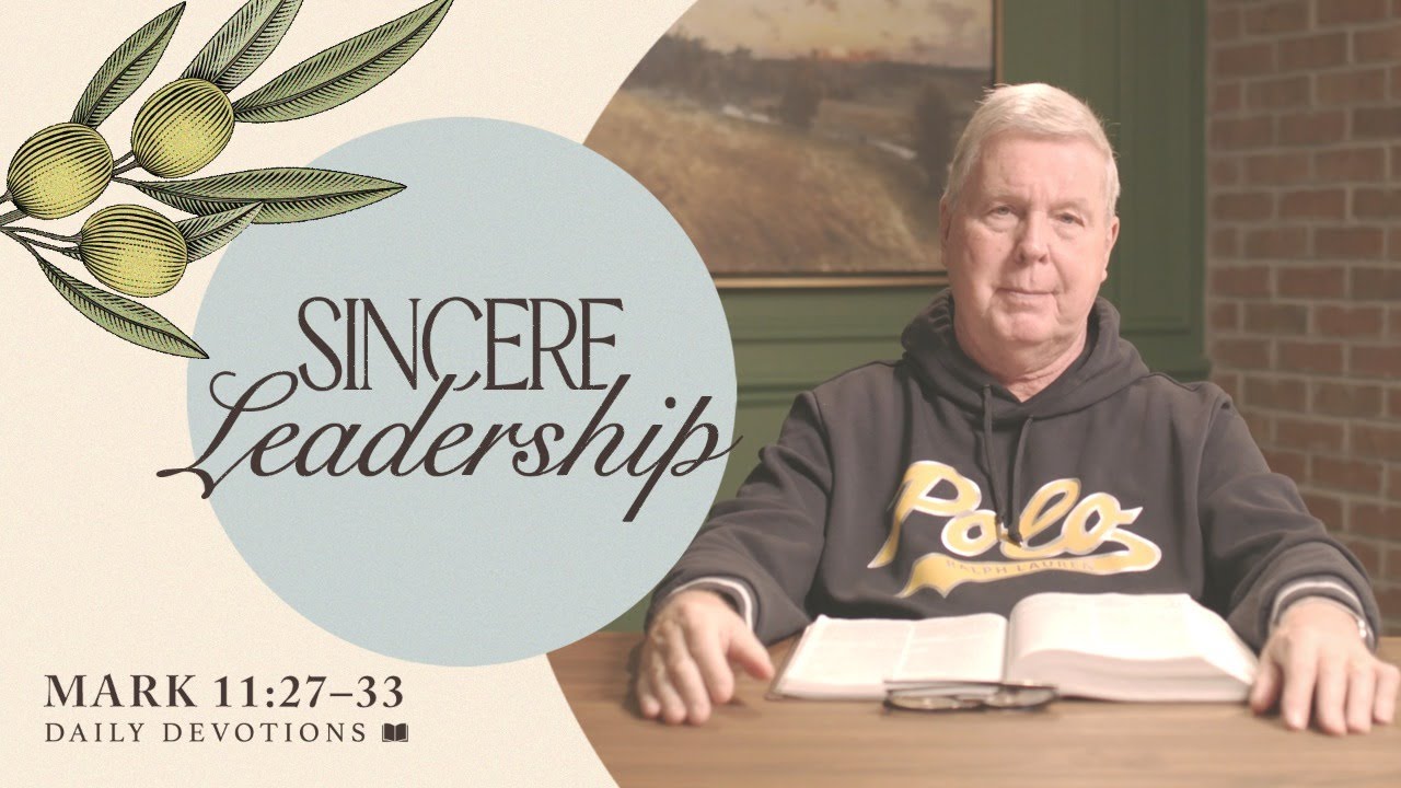Sincere Leadership │ Mark 11:27–33 | Pastor Jim Cymbala | The Brooklyn Tabernacle