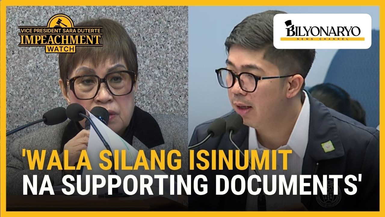 COA witness says OVP submitted no supporting documents for confidential fund expenses