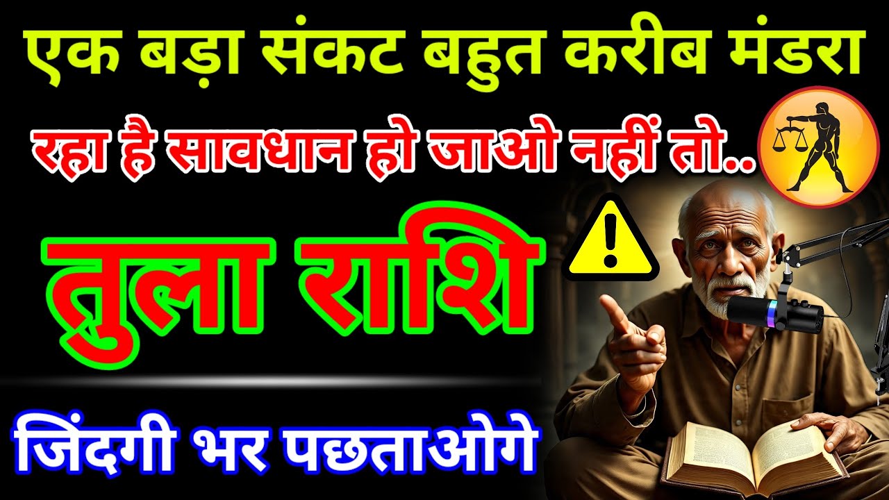 बड़ा संकट बहुत गरीब मंडल रहा है सावधान हो जाओ तुला राशि वालों 101% सत्य और सच्चा भविष्यवाणी के साथ