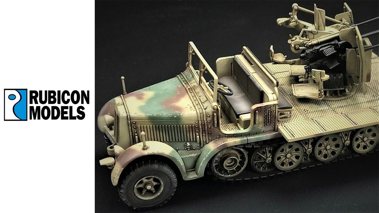 Rubicon Models 1/56 SdKfz 7/1 Full Paint & Weathering