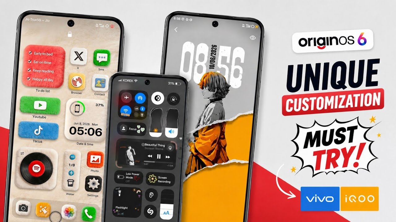OriginOS 6 Best Customization And Feature Ever 🤩 Vivo & iQOO Users Must Try! 🔥