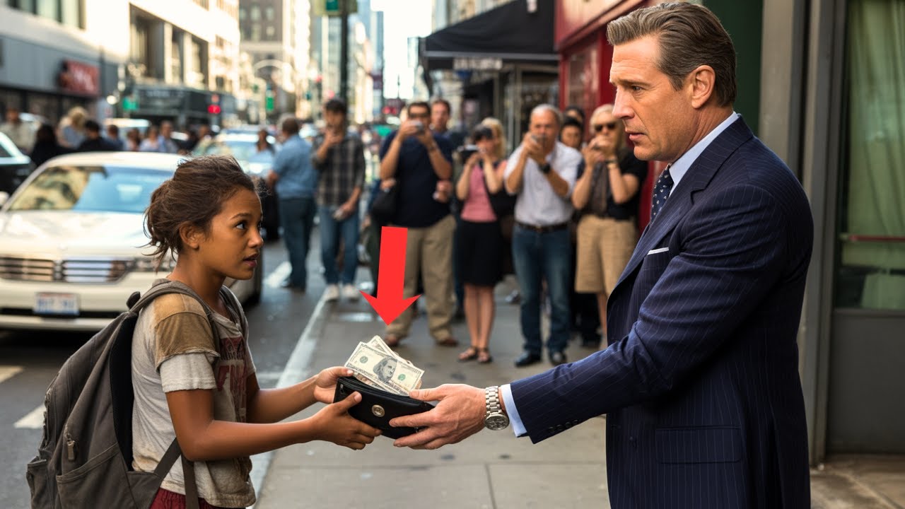 Billionaire Tests a Homeless Girl’s Honesty — What She Did Next Changed His Life Forever