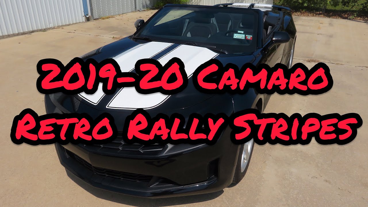 2019 Camaro Retro Rally Stripes
