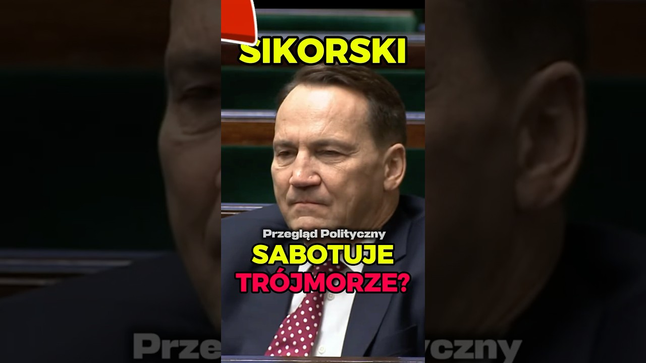 BOSAK UJAWNIA NIEWYGODNE FAKTY! SIKORSKI SABOTUJE INICJATYWĘ TR&Oacute;JMORZA? #sejm #polskapolityka