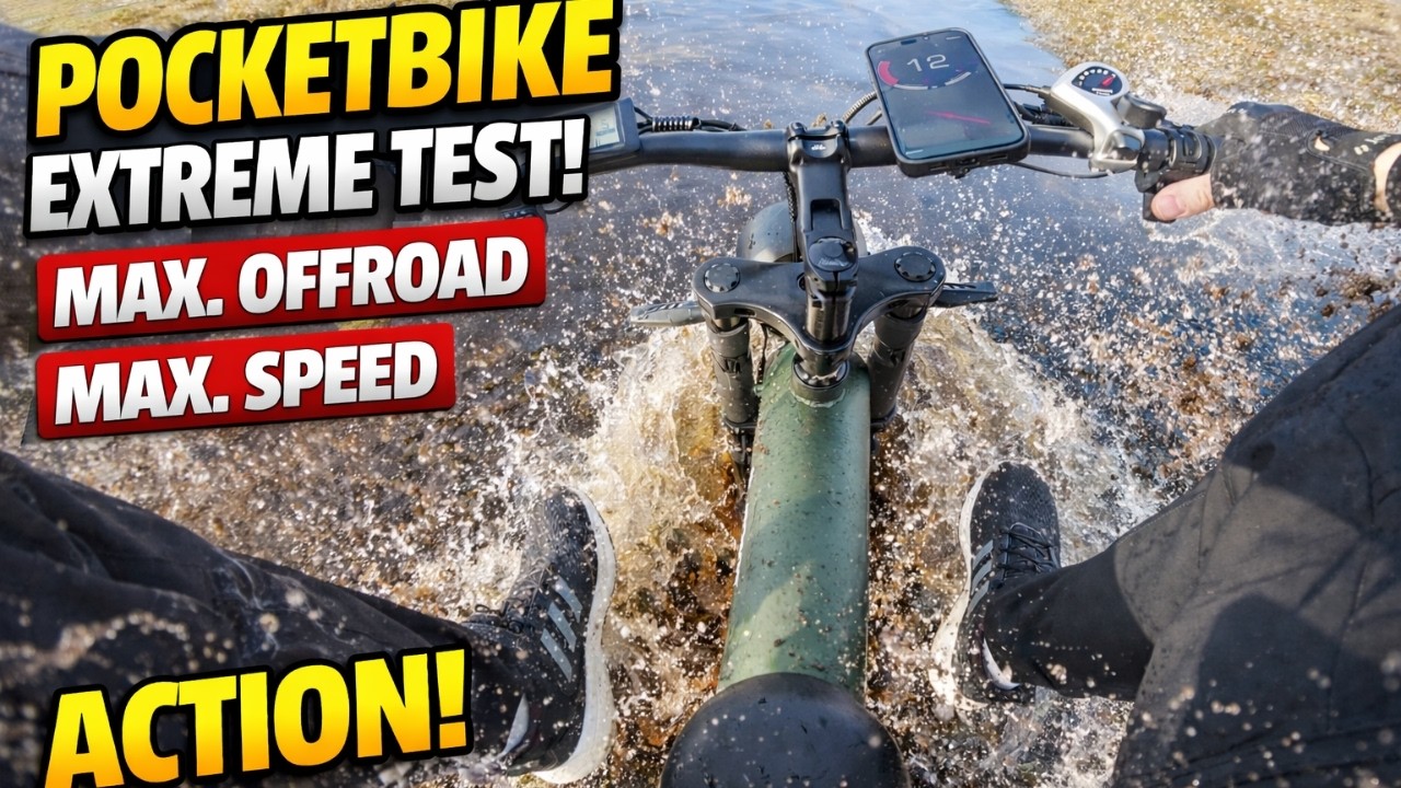 PocketBike Extreme Test ⚡ Max Offroad & Speed im Härtetest! 🥊 #pocketbike #test #jansno