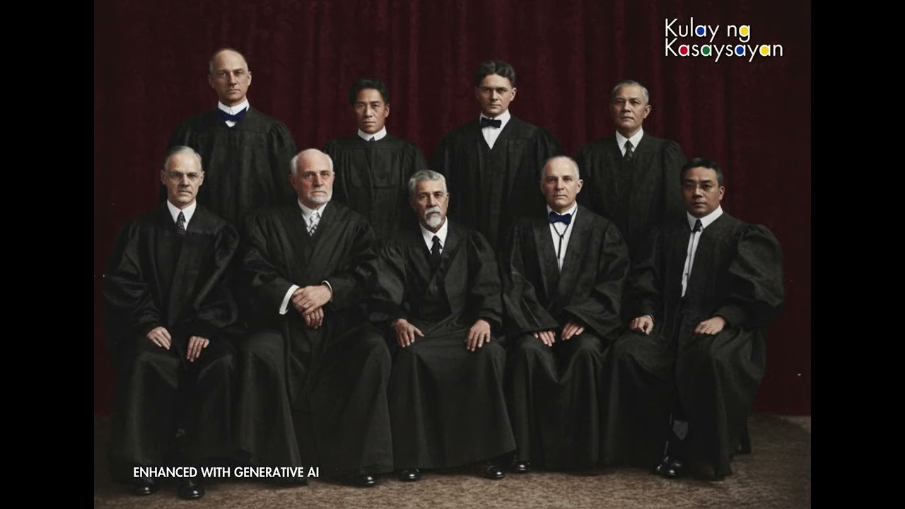 Supreme Court ng Pilipinas, inorganisa ng U.S. military commission noong 1899 | Kulay ng Kasaysayan