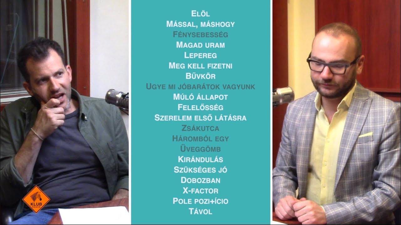 Szavakon túl #7 (2021.06.13.): Fördős Zé - Kadarkai Endre műsora a Klubrádióban