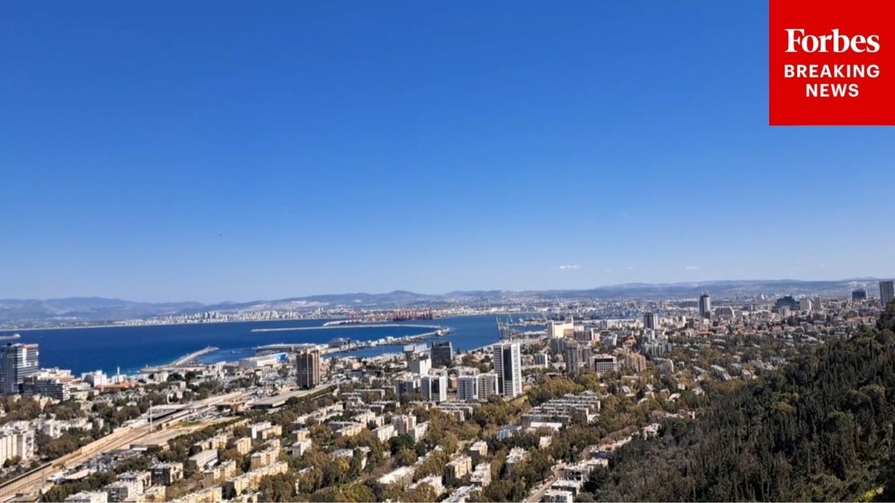 Missile Fire Seen Flying Over Haifa, Israel As Iran Continues Retaliatory Strikes Against Country