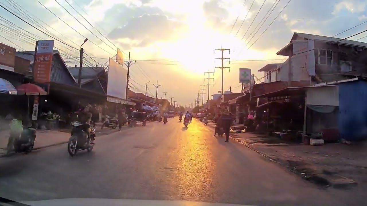 Morning Drive From Village To SR Town So amazing moment