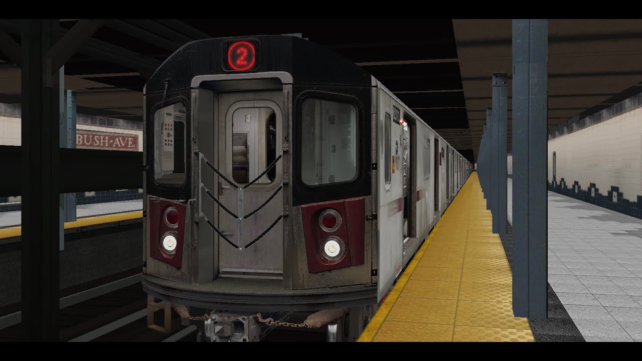 OpenBVE Release Run: R142 TOD & Signage Final Test Run from 241 St to Flatbush Avenue