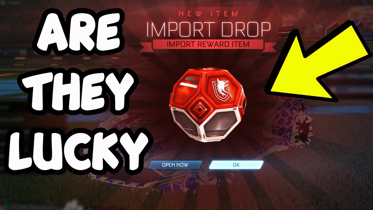 How LUCKY is the IMPORT DROP | Rocket League Drop Opening