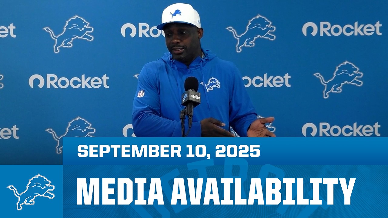 Detroit Lions assistant coaches meet with the media | September 10, 2025