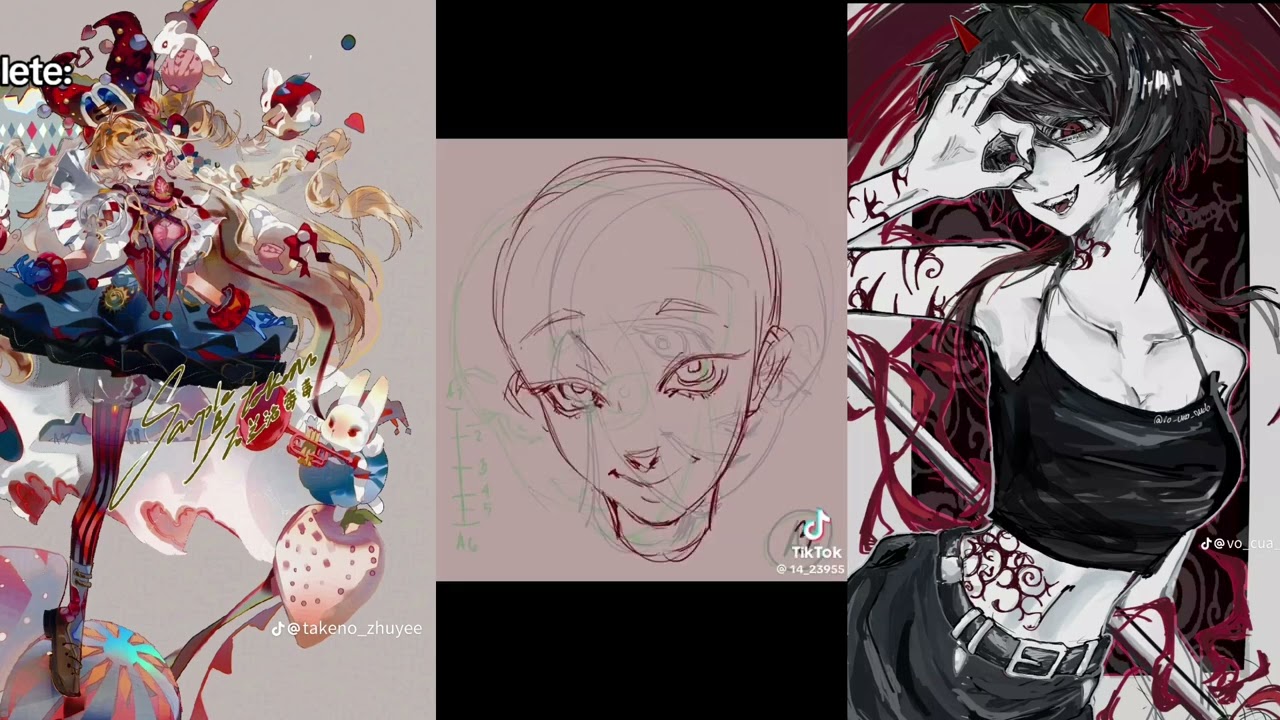 🫧// tổng hợp tranh on tik tok//🐳#vairalvideo #tiktok #xuhung #art