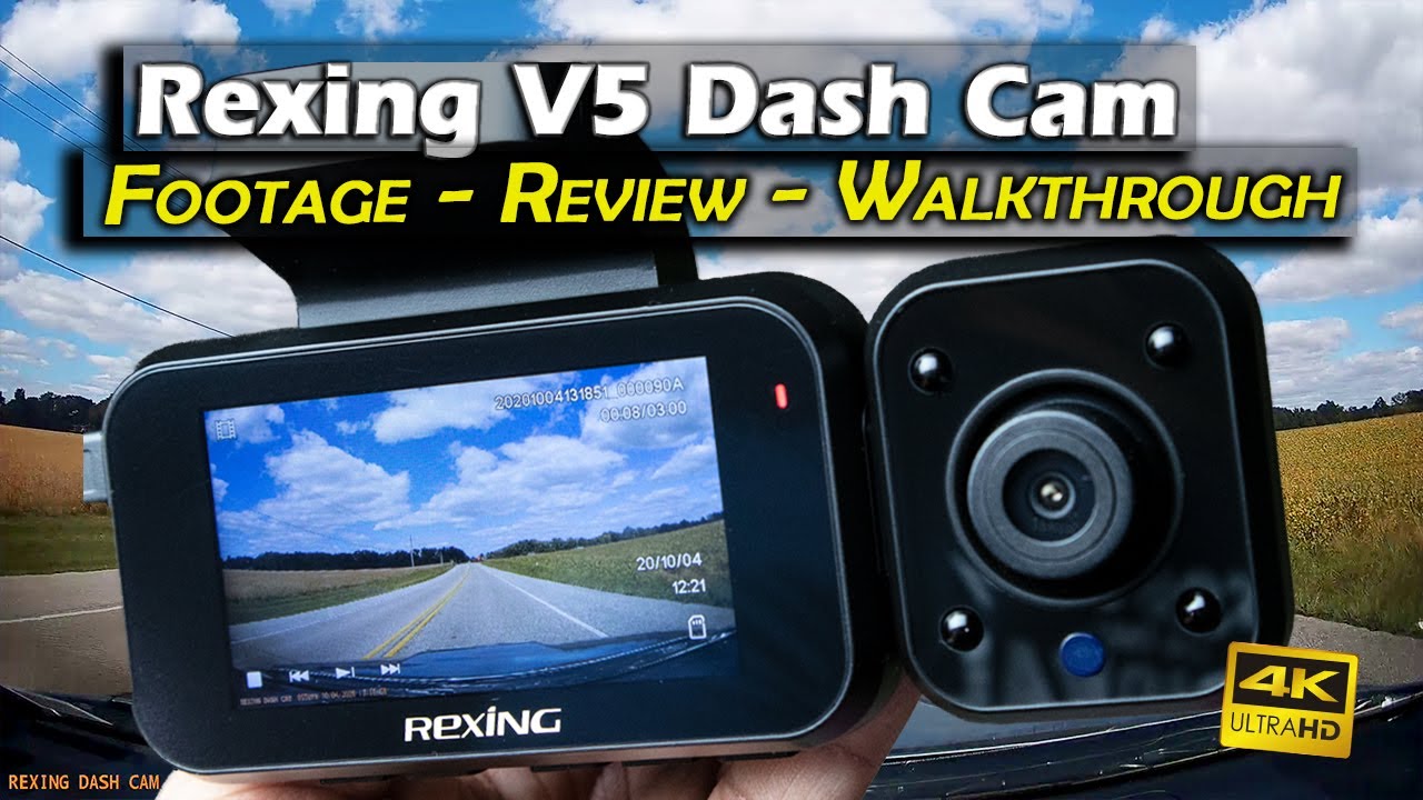 Rexing V5 Modular 4k Dash Cam Review and Sample Footage