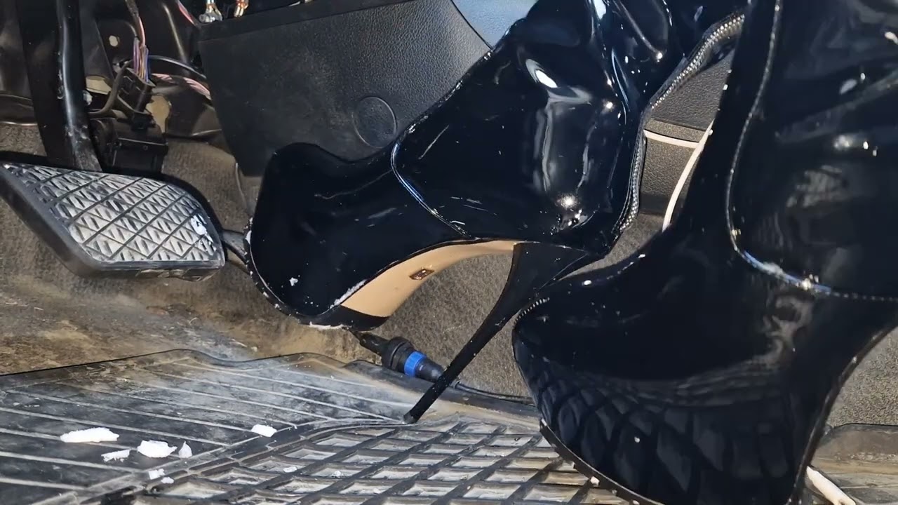 Driving in high heels?