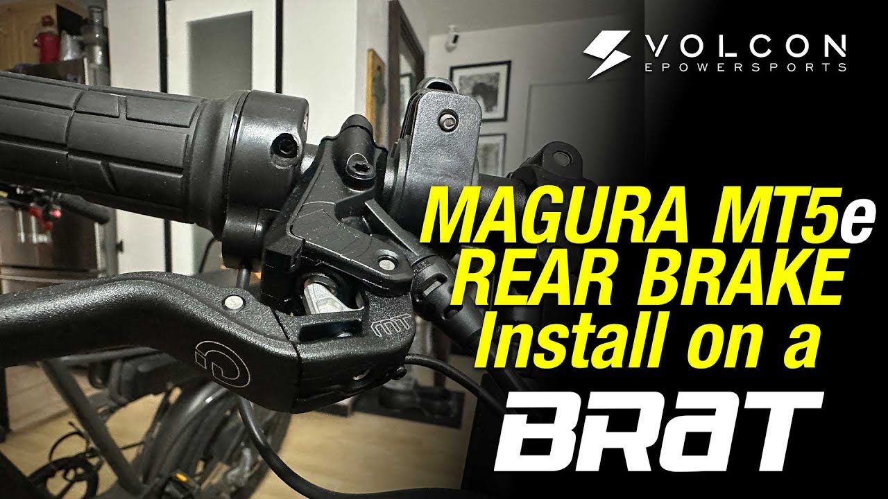 Volcon Brat Magura MT5e Brake Upgrade - Rear Brakes #volconbrat #magurabrakes