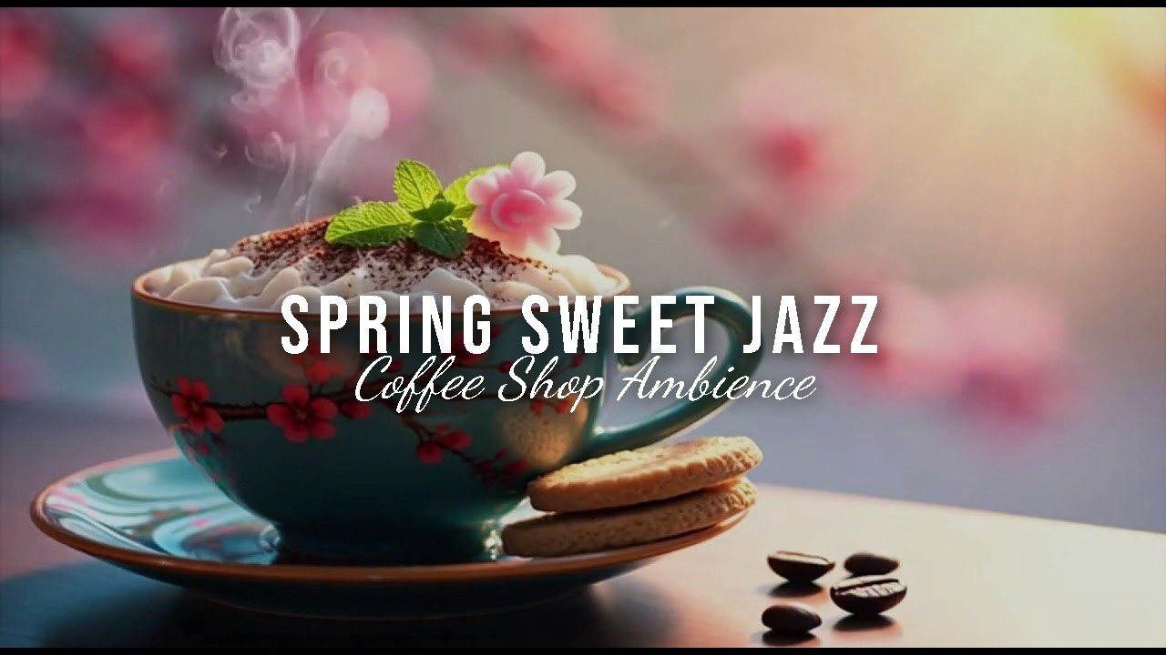 Spring Sweet Jazz Cafe LIVE ☕🌼 | Cozy Coffee Music for Work & Relax