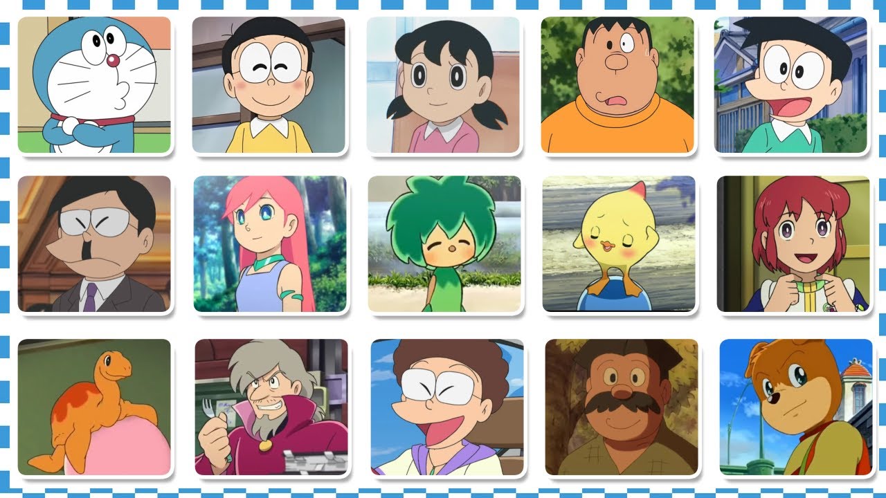 🤖🌀 ドラえもんキャラクター75人当てクイズ 🎉✨全部わかる？チャレンジしてみよう！