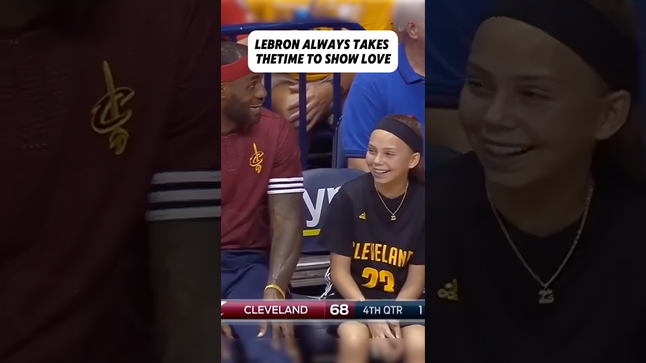 LeBron James Showing Love to His Little Fans 