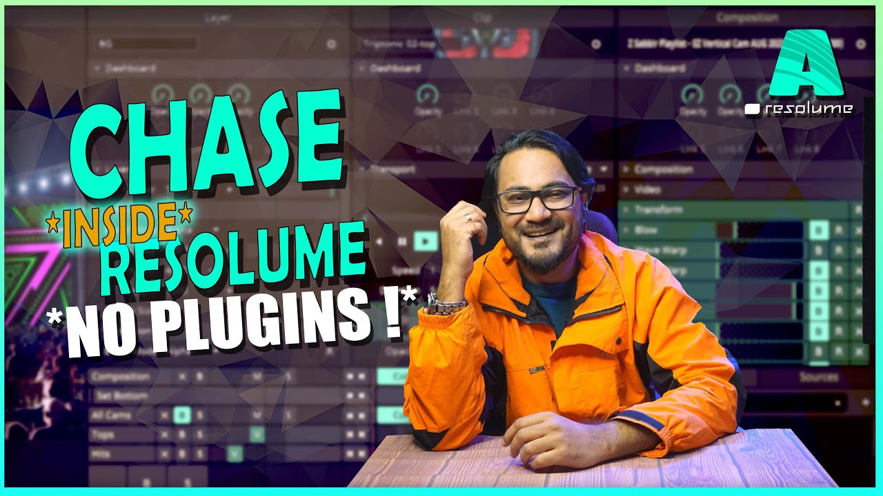 #CHASE без *ПЛАГИНА* внутри #RESOLUME Tutorial@ResolumeVJSoftware | Советы по VJ!