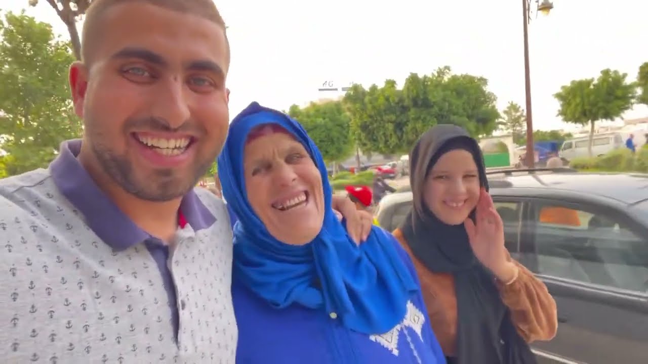 أخيرا  😊مع لالة الغالية 🤣  سافرنا بلا رجوع😃🎉