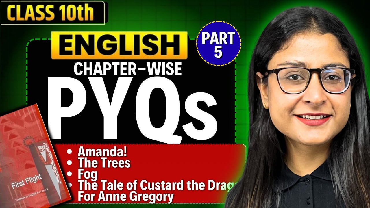 Class 10 English 🔥 Chapter-wise PYQs - First Flight | Day 3 🔥 CBSE 2026 | Nikita Singh