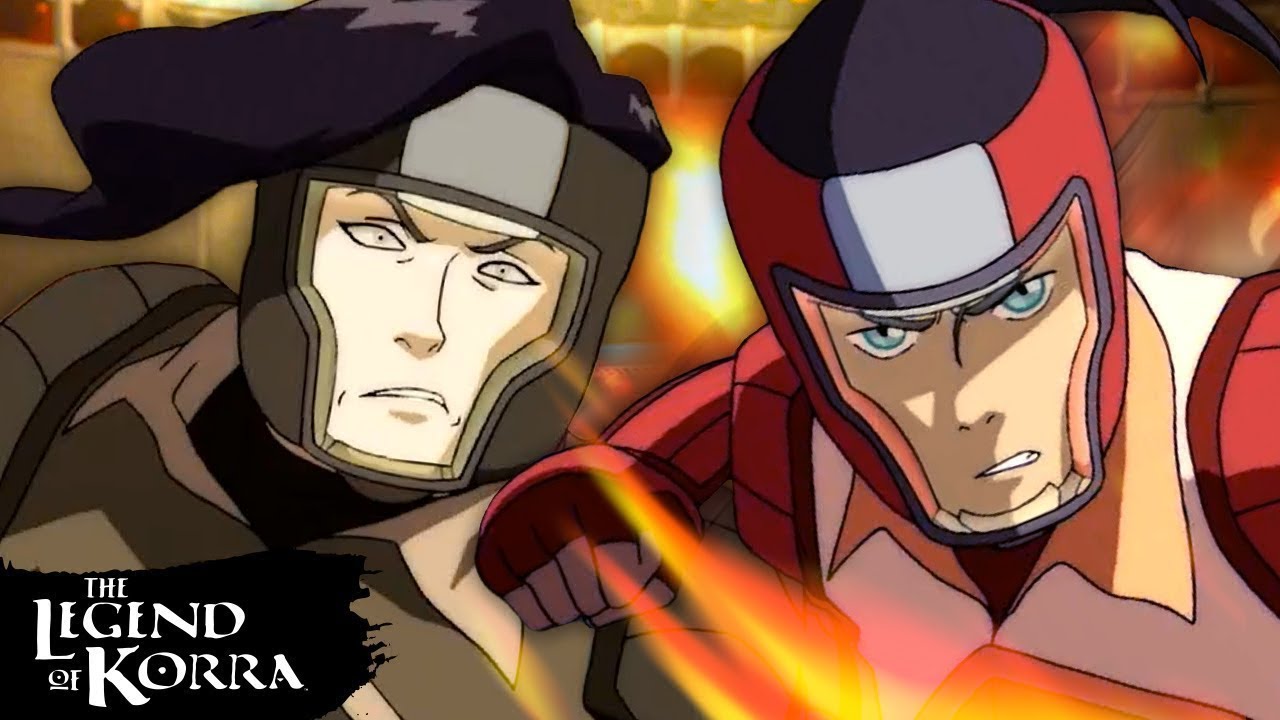 The Fire Ferrets vs The Wolf Bats: Final Pro-Bending Battle 🔥 Full Scene | The Legend of Korra