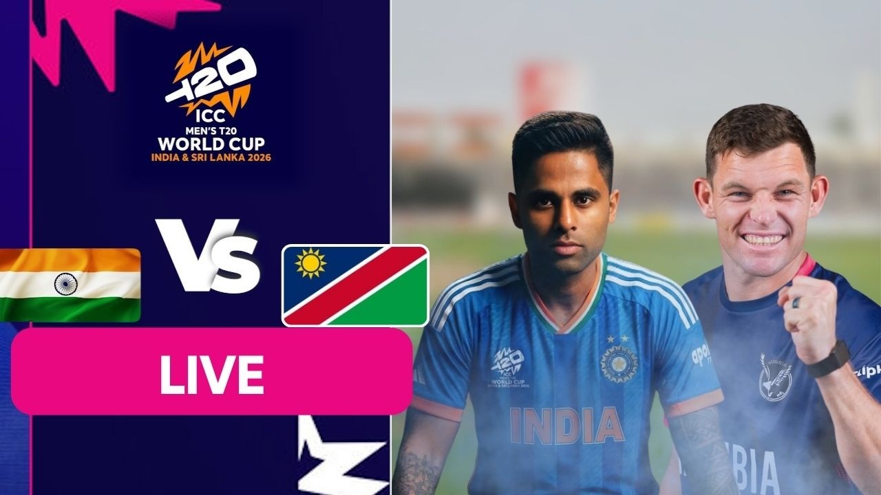 IND vs NAM T20 World Cup 2026 LIVE: Namibia Opt to Bowl First in Delhi | Playing 11 Revealed