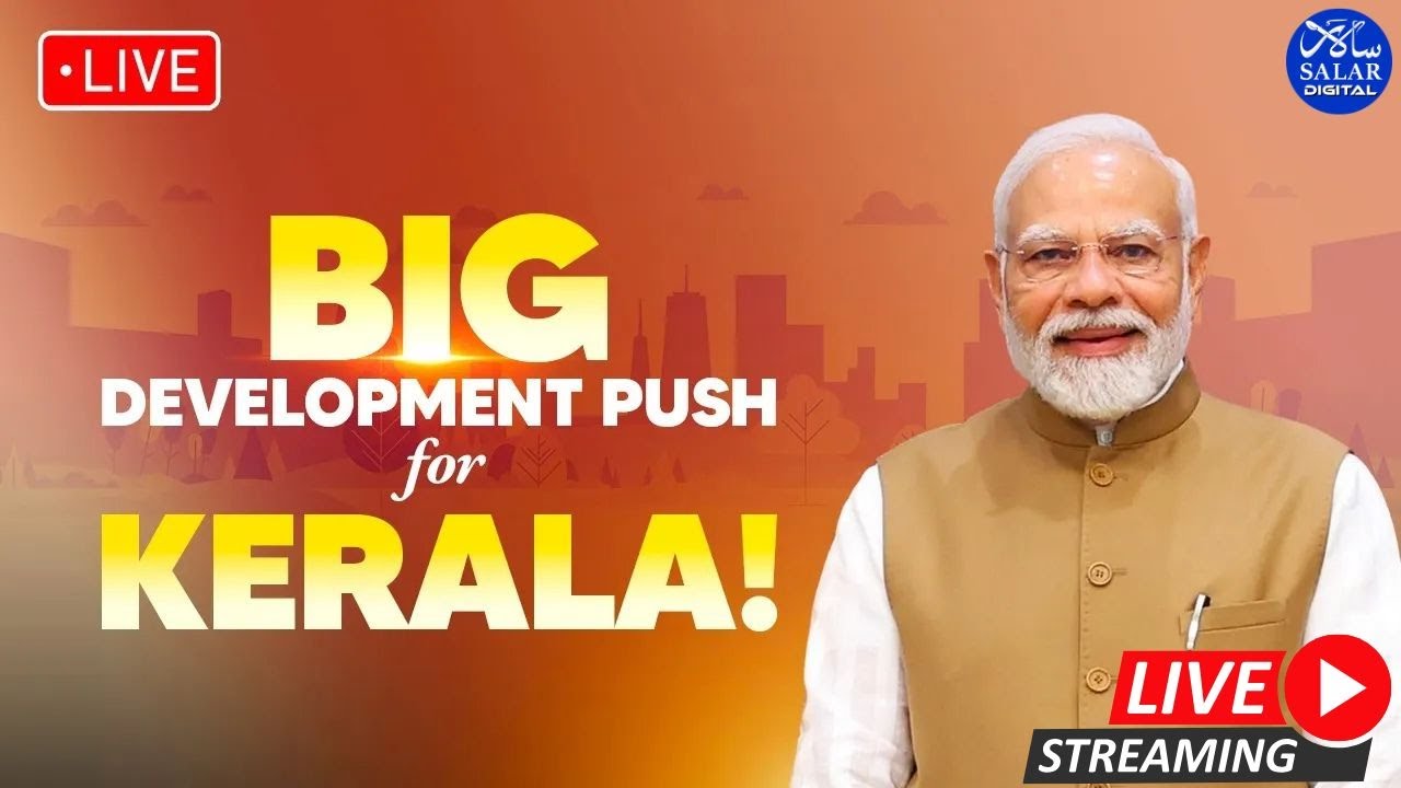 LIVE: PM Modi launches development works, flags off Amrit Bharat trains from Thiruvananthapuram