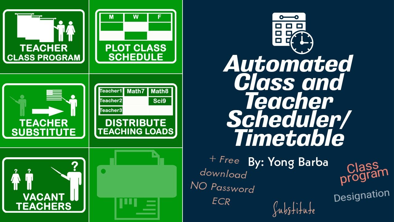 Automated Class and Teacher Scheduler / Timetable for Schools