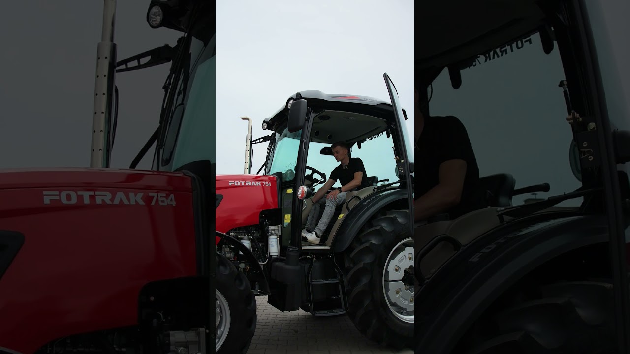 Silnik 4 cylindrowy prosto z Chin w ciągniku Fotrak - posłuchaj 🚜😁 