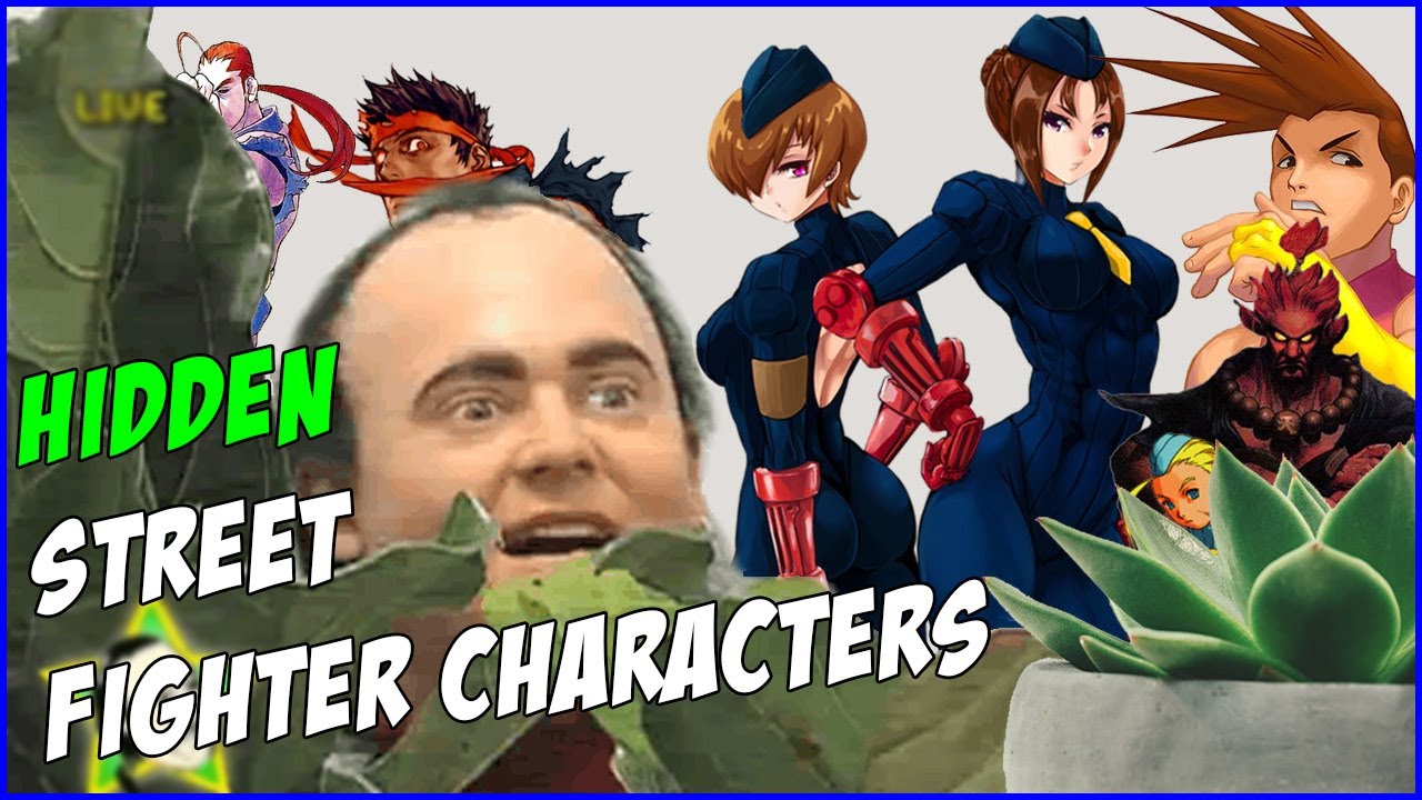 All secret Street Fighter characters (1994-2009)